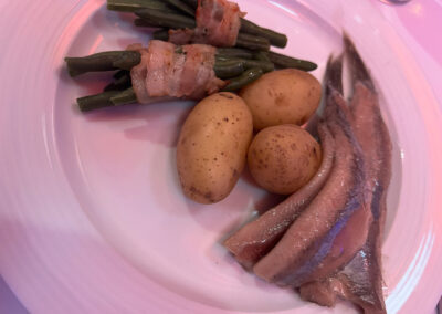 Matjes mit Kartoffeln und Bohnen